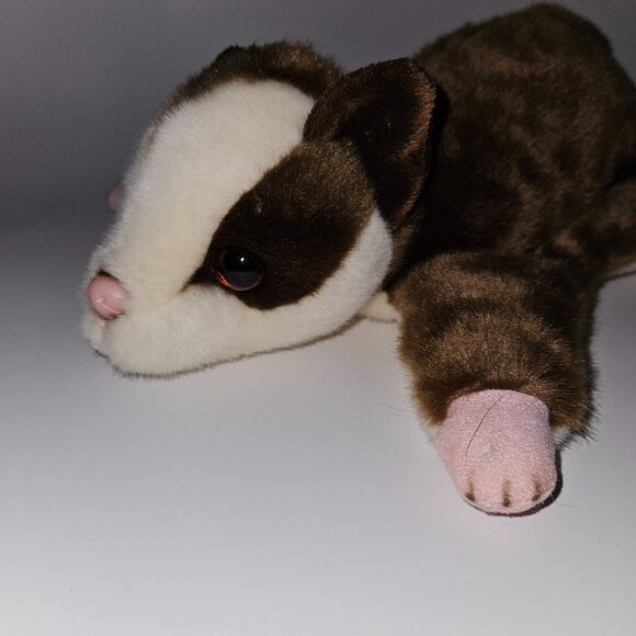 Wildlife Tree Sugar Glider Plush 12" Long Brown Realistic Stuffed Animal Toy - Picture 2 of 11